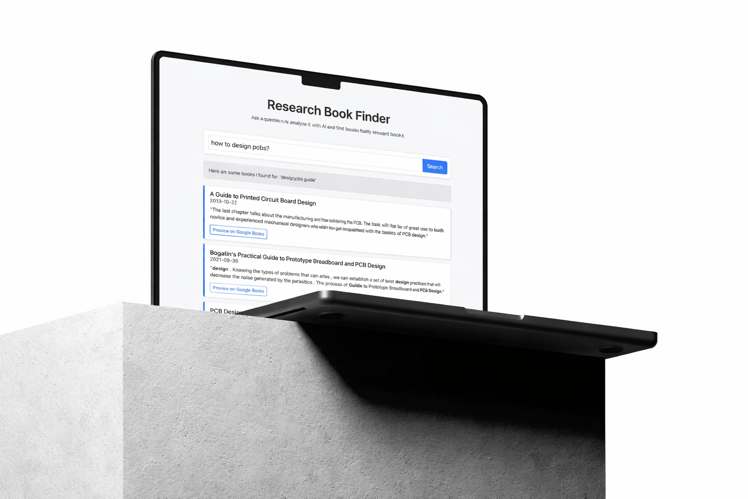 AskLit interface preview
