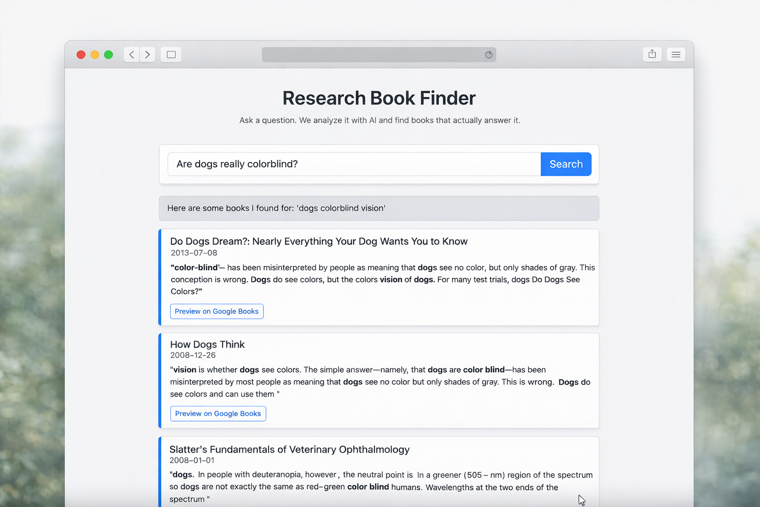 AskLit AI Book Search